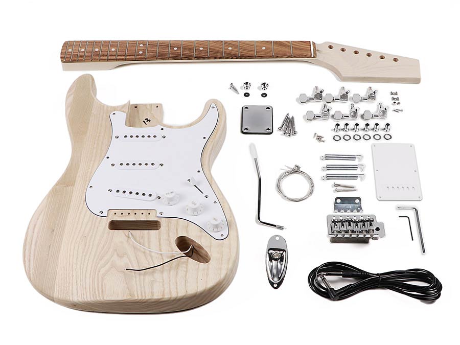 Boston guitar assembly kit, Ash