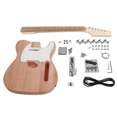 Boston guitar assembly kit, teaser model, mahogany body