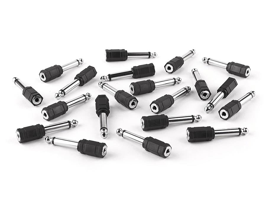 Boston adaptor, 3,5mm jack female mono, 20 pcs bulk pack, 6,