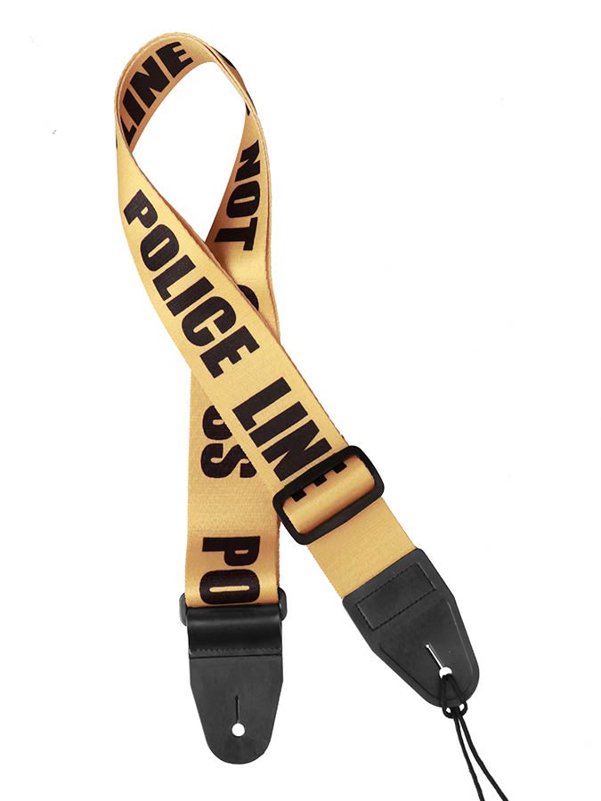 Gaucho Icon Series Guitar Strap 'police line - do not cross'