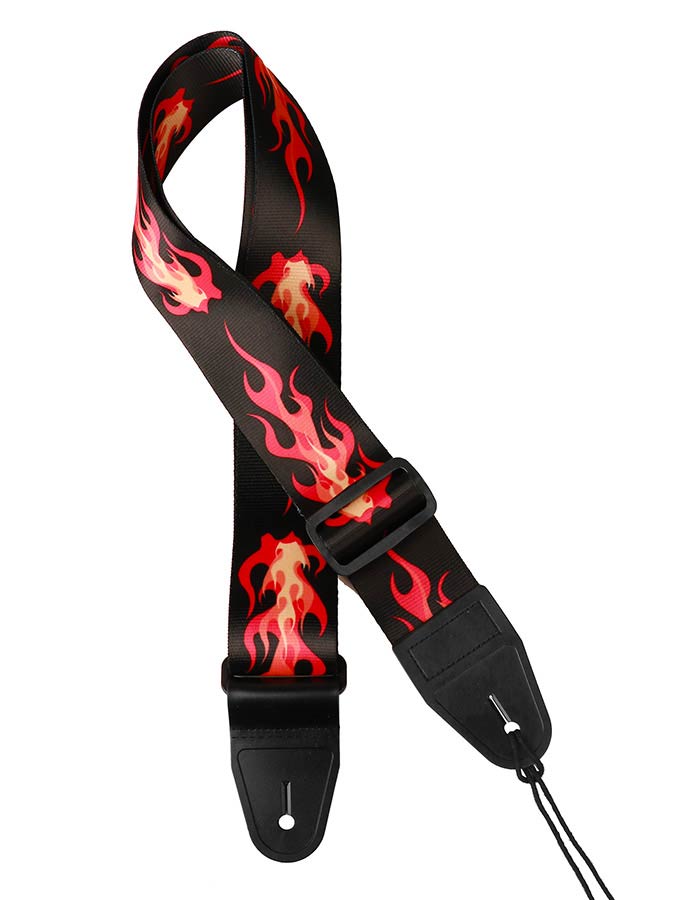 Gaucho Icon Series Guitar Strap 'rockabilly flame'