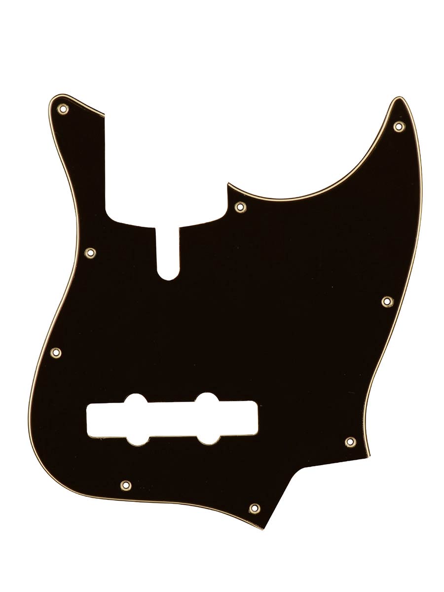 pickguard, Sire Marcus Miller V-series, 3 ply, black and cream