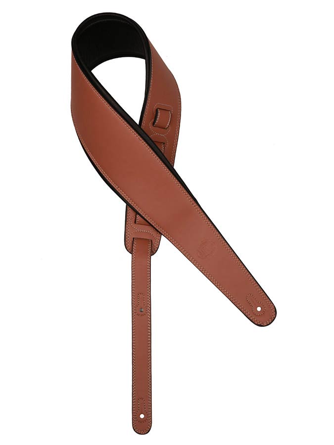 Gaucho Biker Series guitar strap, light brown