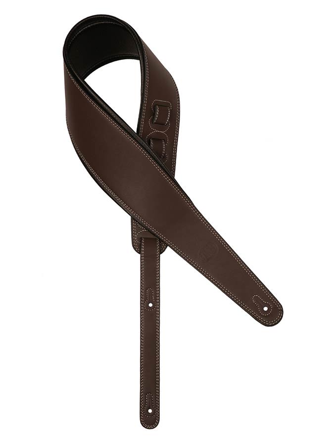 Gaucho Biker Series guitar strap, dark brown