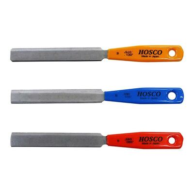 Hosco Japan nut slotting files set of 3 for Electric Bass