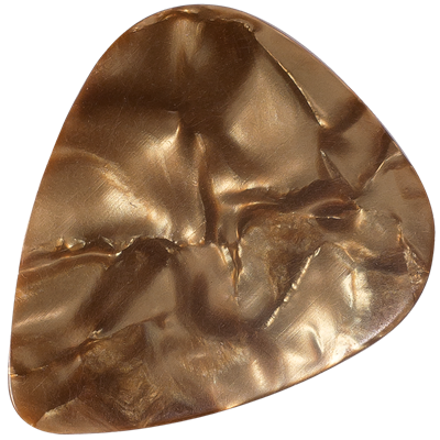 Picato Bronze Pearl Picks, 12 X Thin