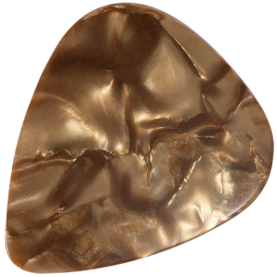 Picato Bronze Pearl Picks, 12 X Heavy