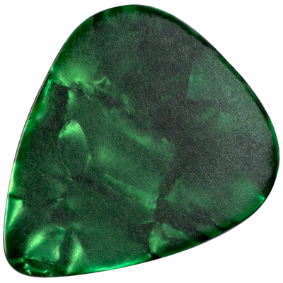 Picato Green Pearl Picks, 12 X Heavy