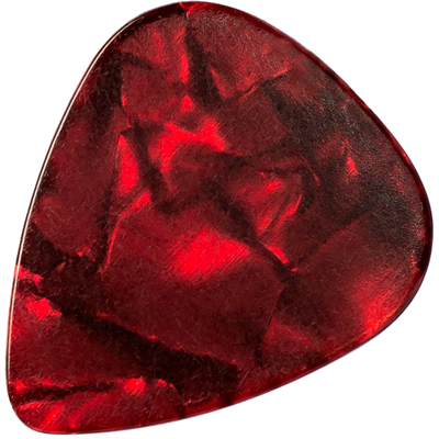 Picato Red Pearl Picks, 12 X Heavy