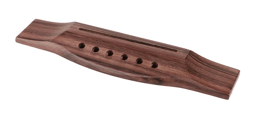 Bridge for acoustic guitar, 155mm, rosewood