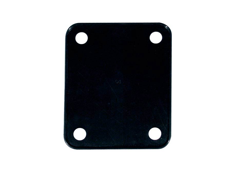 Neck plate cushion, black, 64,2x51mm, for NP-64 neck mounting plates