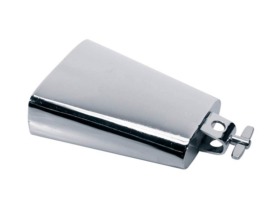 Cow bell, chrome plated, with screw, 5