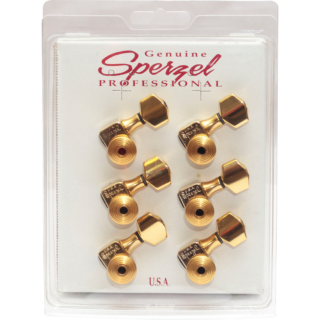 Sperzel Trim Lok Machineheads (6 Inline) - Gold