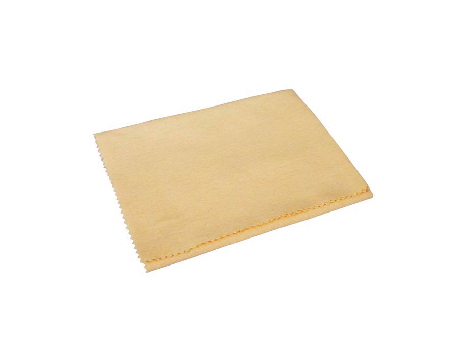 Impregnated cleaning cloth for silver instruments, 31 x 35 cm.