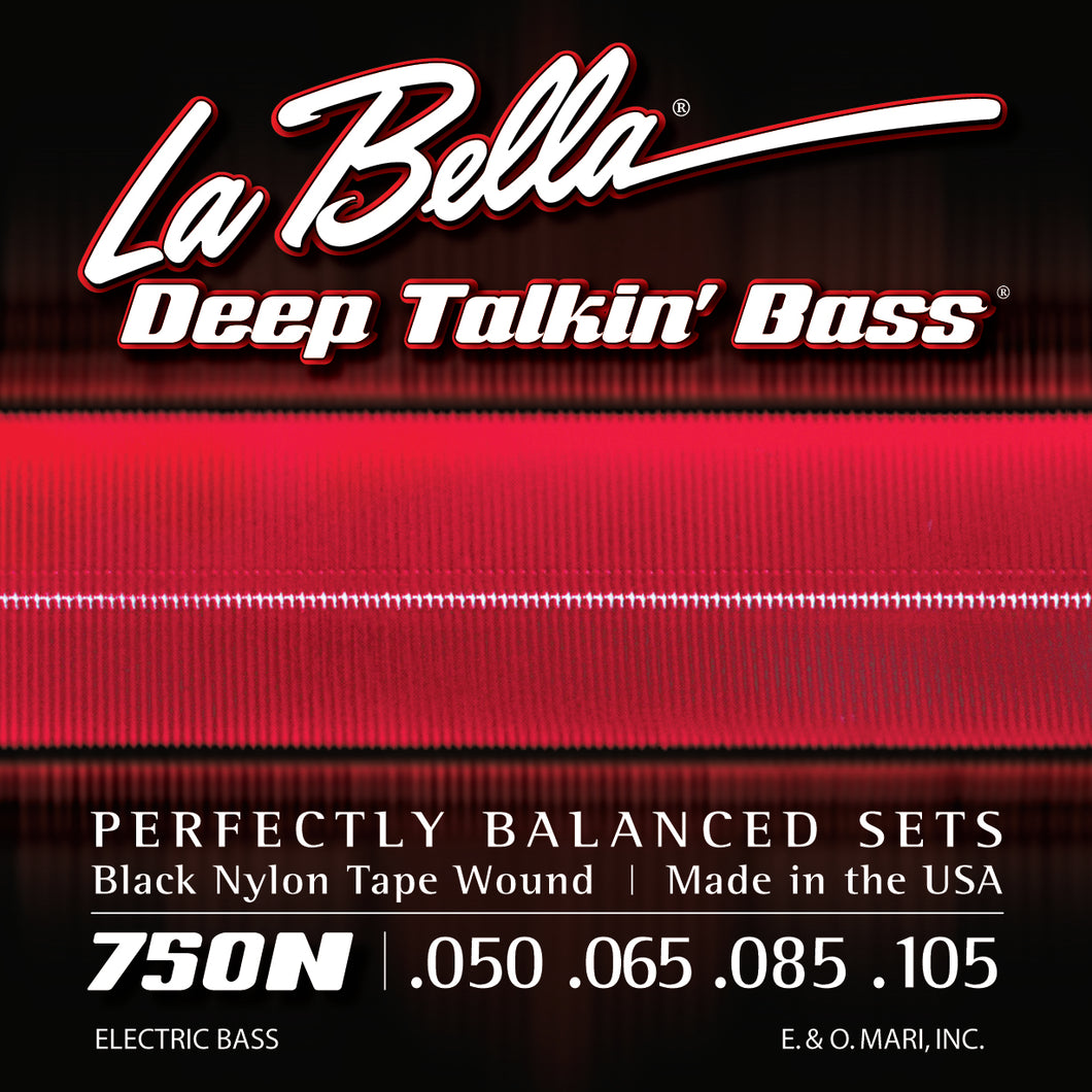 LA BELLA 750N BASS BLACK 50-105
