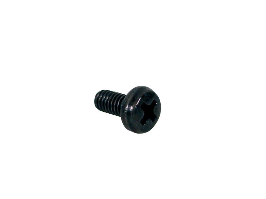Bolts for machine head shafts, black, 2,5x5mm, 12-pack