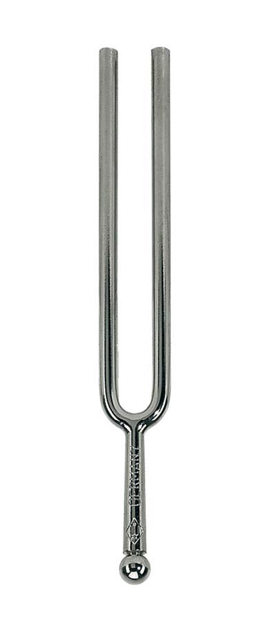 Tuning fork, 3,6 mm., round, nickel plated, c2-523.3 Hz.