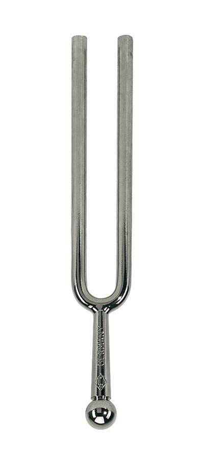 Tuning fork, 4,5 mm., round, nickel plated,  e1-329.6 Hz.