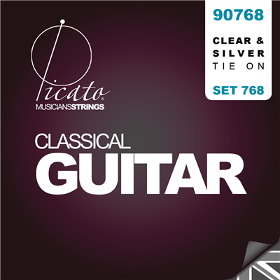 Picato Classic Clear/Silver Set Tie On