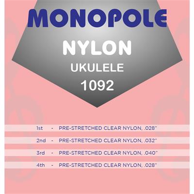 Monopole 1092 Clear Nylon Ukulele Set