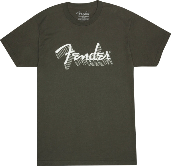 Fender Reflective Ink T-Shirt, Charcoal - S