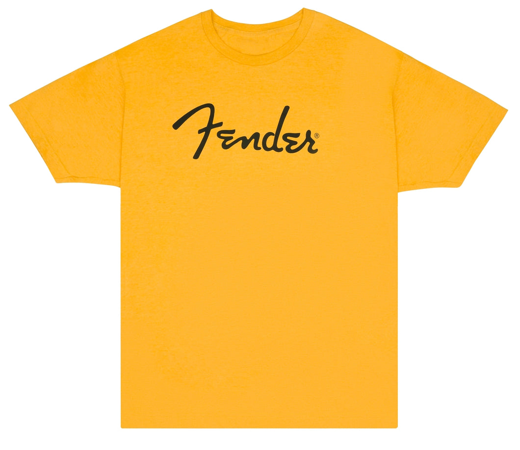 Fender Spaghetti Logo T-Shirt, Butterscotch Blonde - M