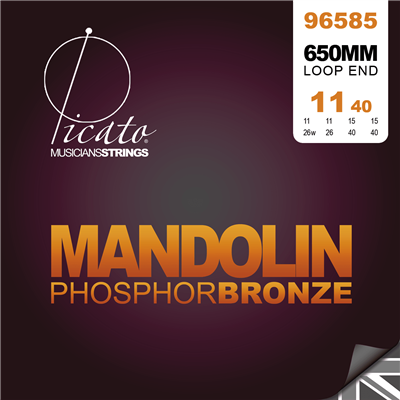 Picato Phosphor Bronze Mandolin Loop End 11-40