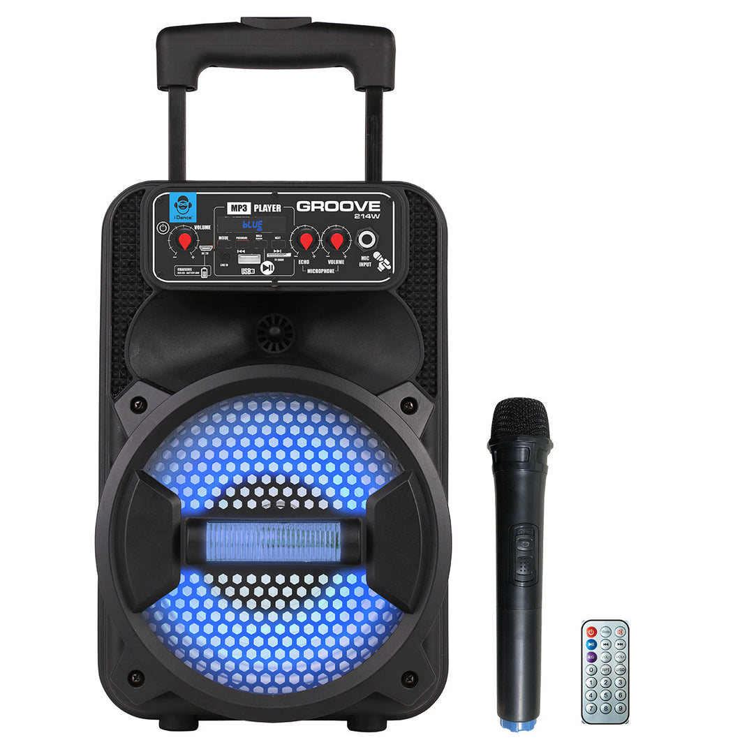 iDance Groove 214 Rechargeable Bluetooth LED Party System ~ 100W