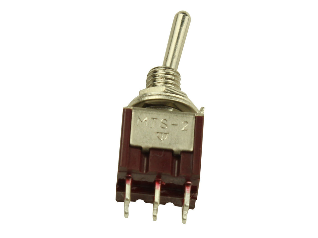 On/on DPDT 2 way mini toggle switch