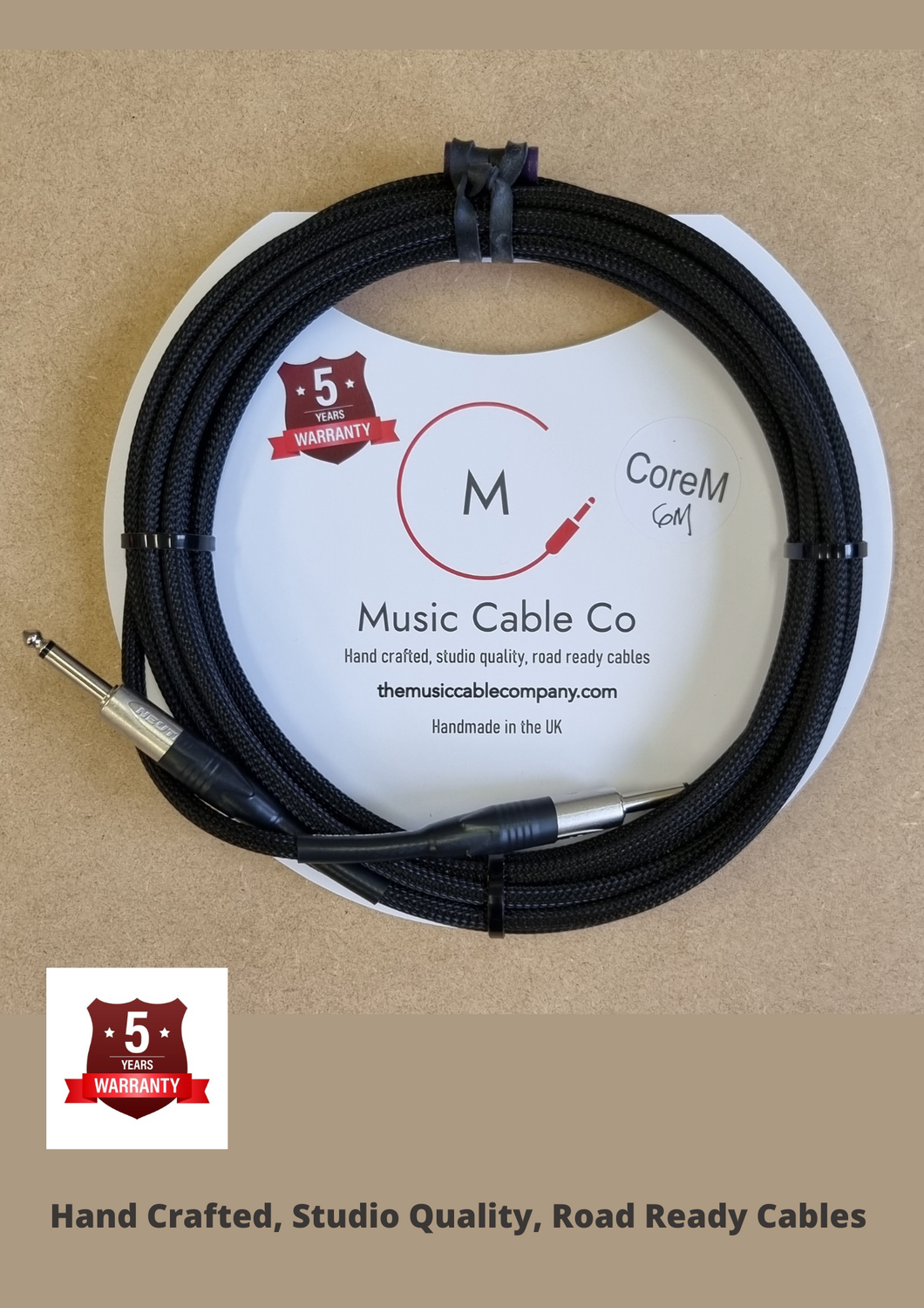 CoreM Inst Cable str-str 6m Black