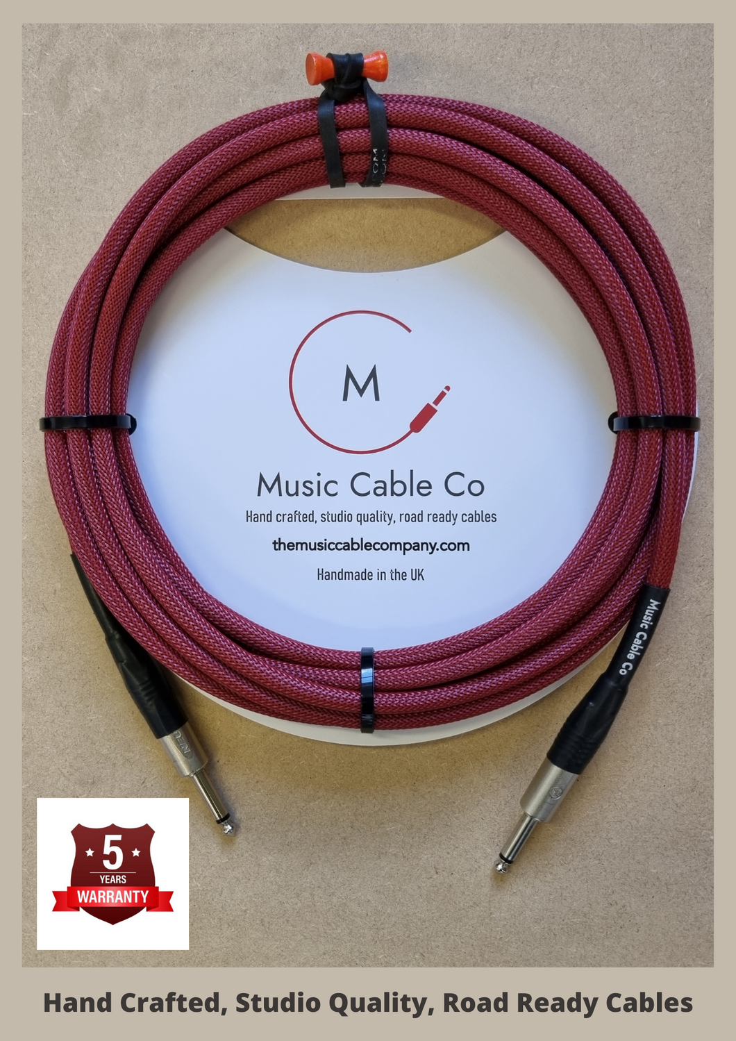 CoreM Inst Cable str-str 3m Red