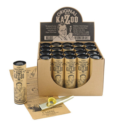 Standard Gold Kazoo Shrink Wrapped Display PK 24