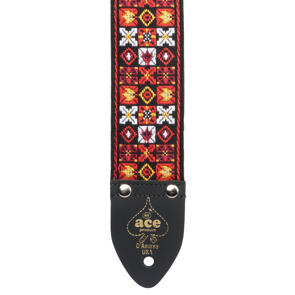 D'Andrea 2 Inch ACE Vintage Reissue Strap - X's & O's