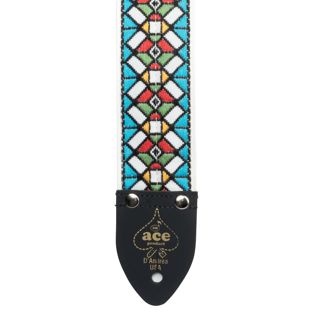 D'Andrea 2 Inch ACE Vintage Reissue Strap - Stained Glass