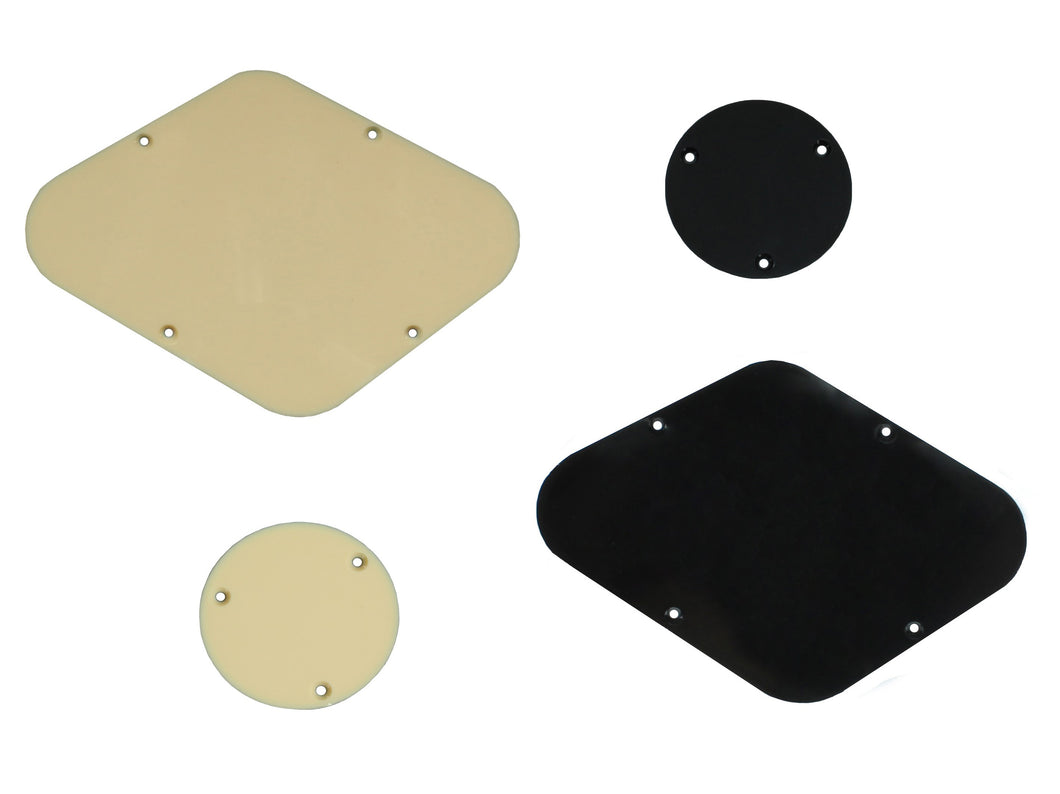 Les Paul style back plates / covers - switch and main cavity covers