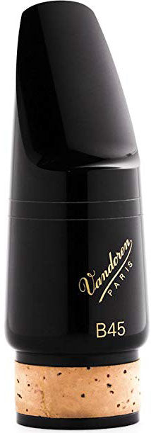 Vandoren B45 (CM344) - Same sound qualities as the B44 with a larger tip opening. Very responsive