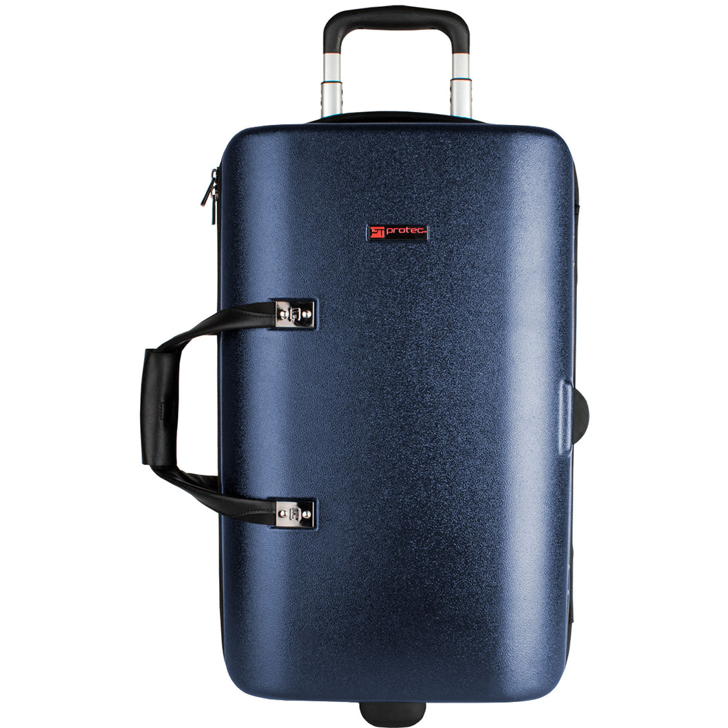 Protec Single / Double / Triple Horn ZIP Case (Blue BLT301TBX)