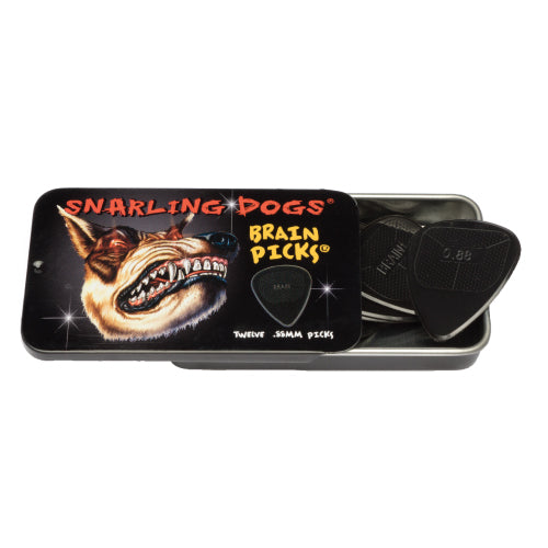 Brain Picks Tin (12) .88mm Black