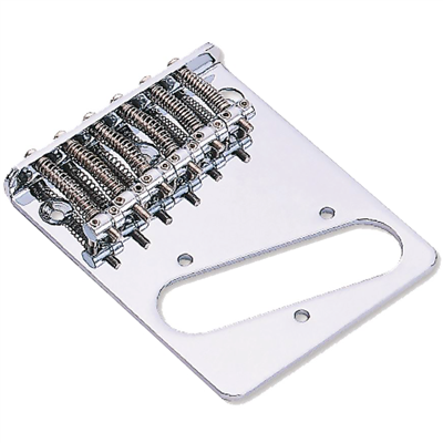 Modern Telecaster String-Thru Bridge Chrome