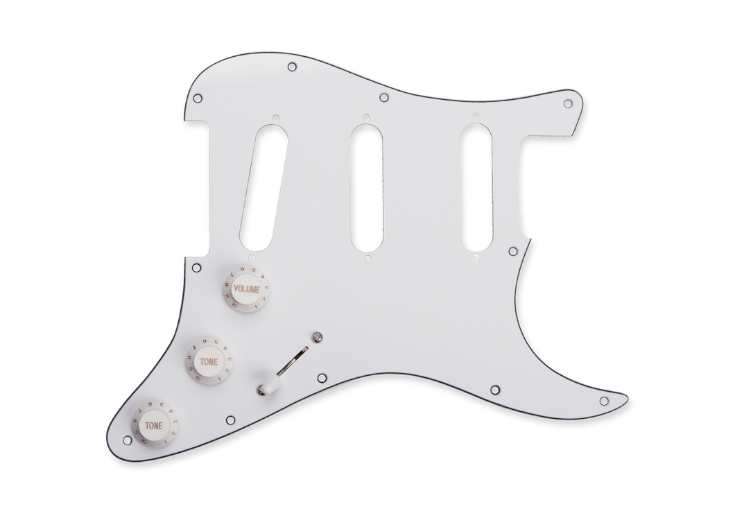 Seymour Duncan Pickguard Assembly Build Your Own Pickguard White