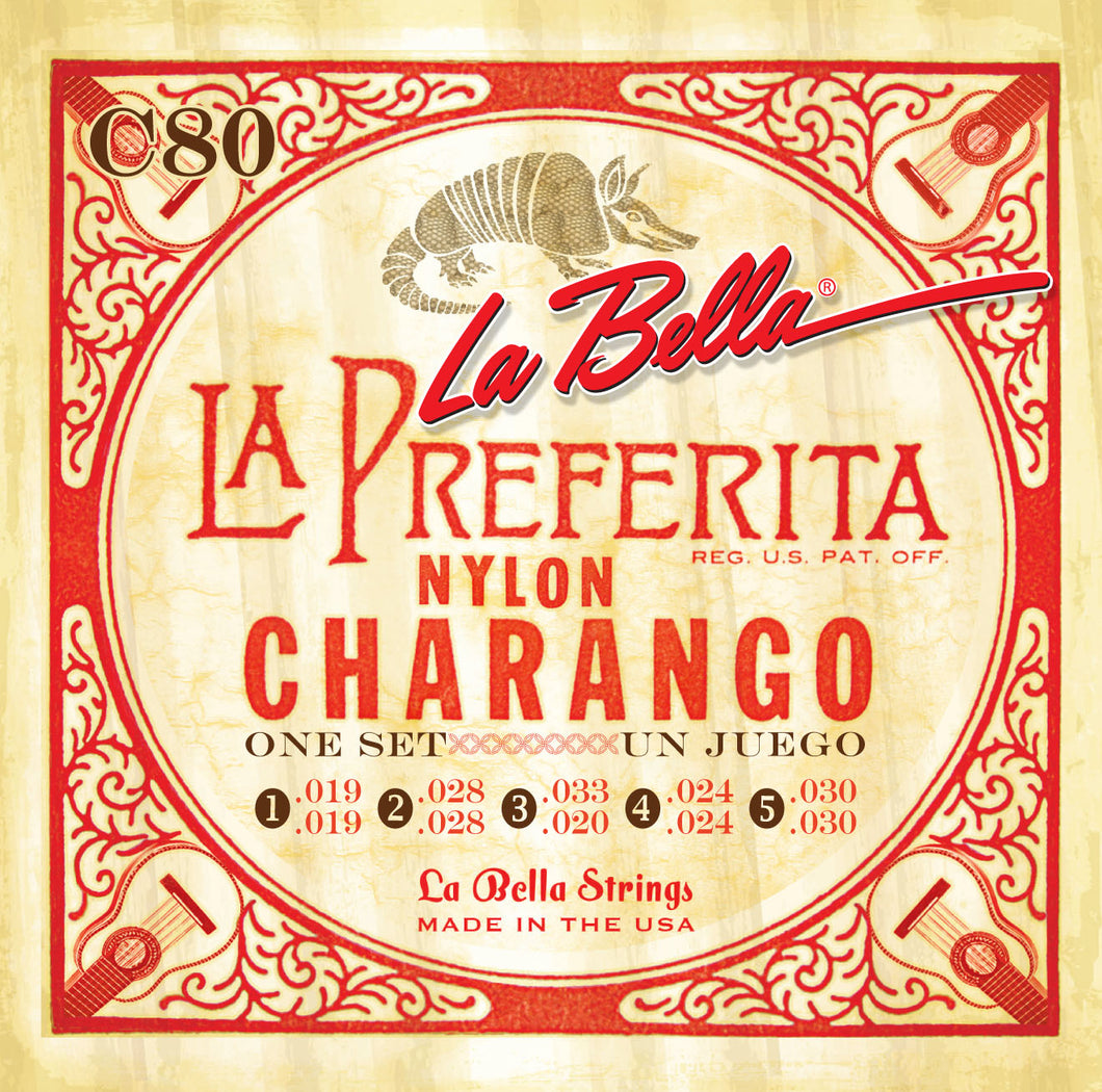 La Bella C80 CHARANGO SET