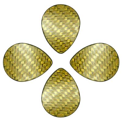 Carbon Tones Teardrop Gold 0.8Mm Four Pack B54