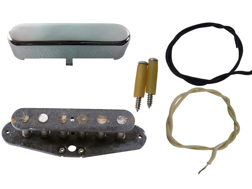 Telecaster neck pickup building kit (constructed frame) - aged version