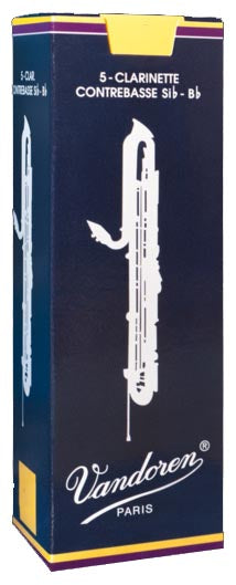 Vandoren Traditional Contrabass Clarinet, Box of 5 - Strength 4