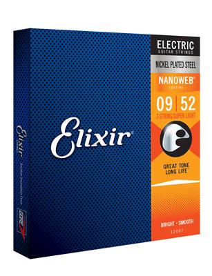 Elixir E12007 Nano Elec 7 Str Superlight 9-52 Set