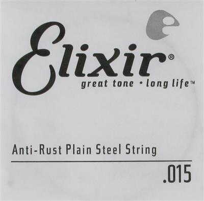 Elixir E13015 Plain Single String .015