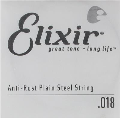 Elixir E13018 Plain Single String .018