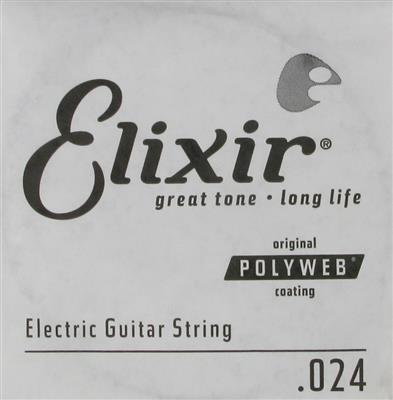 Elixir E13224 Electric Poly .024 Single String