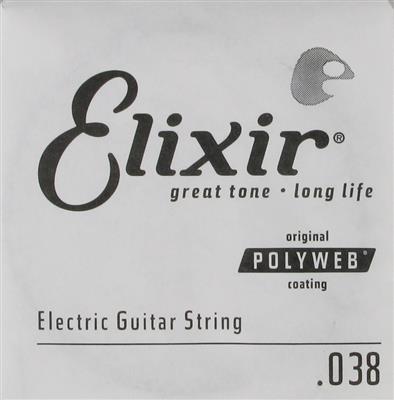 Elixir E13238 Electric Poly .038 Single String