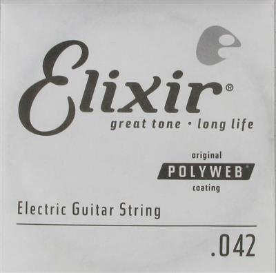 Elixir E13242 Electric Poly .042 Single String